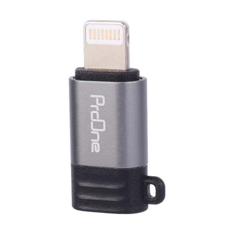 تبدیل proone pco09 otg type-c to lightning تبدیل proone pco09 otg type-c to lightning