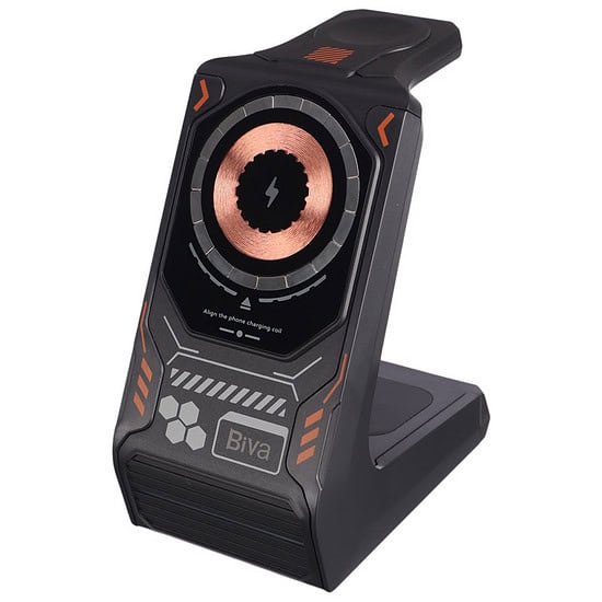 شارژر بی سیم فست شارژ و استند رومیزی biva wlc-14 15w