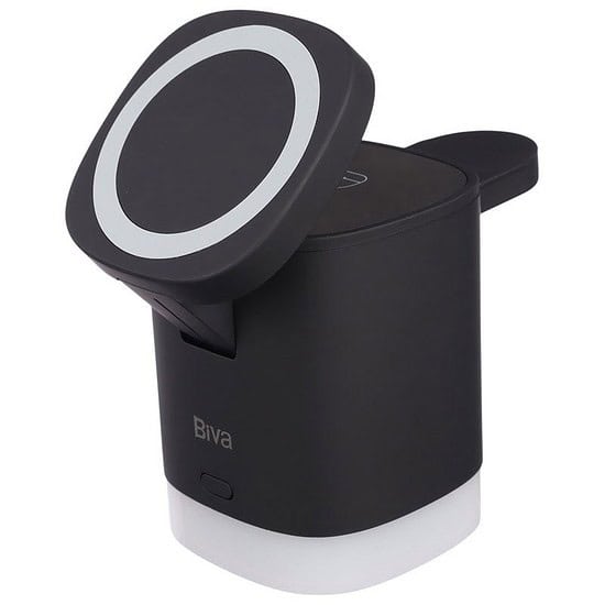 شارژر بی سیم و چراغ رومیزی biva wlc-12 15w