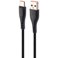 کابل تایپ سی فست شارژ shoosh sh117c 5a 1.1m