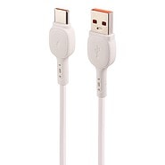 کابل تایپ سی فست شارژ shoosh sh407c 5a 1.1m
