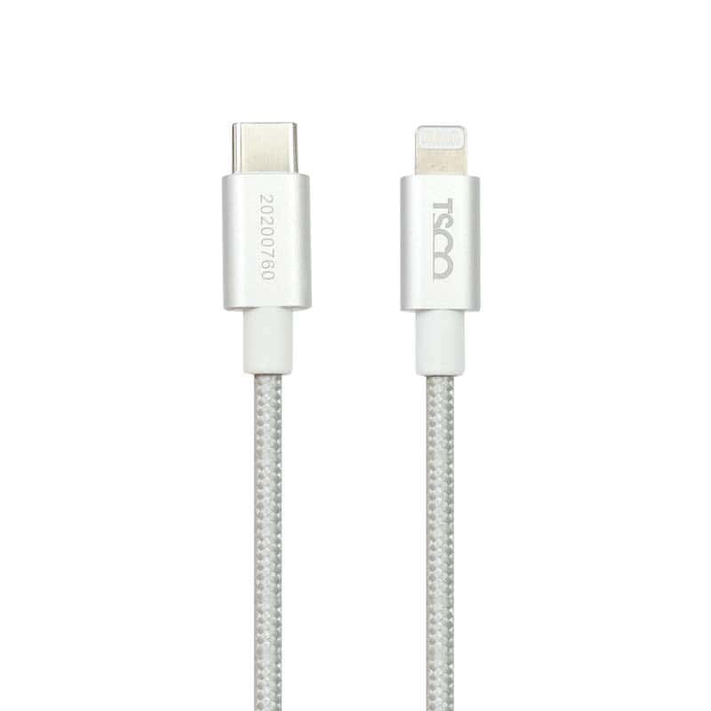 کابل تبدیل فست شارژ tsco tc pd200 type-c to lightning 2.4a 1.5m کابل تبدیل فست شارژ tsco tc pd200 type-c to lightning 2.4a 1.5m