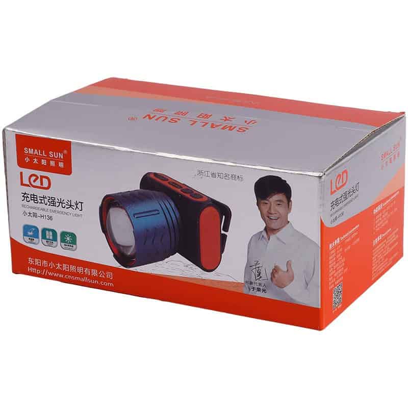 چراغ قوه پیشانی هدلایت شارژی small sun zy-h136 چراغ قوه پیشانی هدلایت شارژی small sun zy-h136