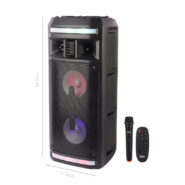اسپیکر چمدانی بلوتوثی رم و فلش خور Liko MAX-150 + میکروفون و ریموت کنترل