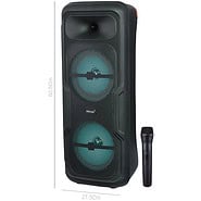 اسپیکر چمدانی بلوتوثی کی برود KTS-2036 + میکروفون