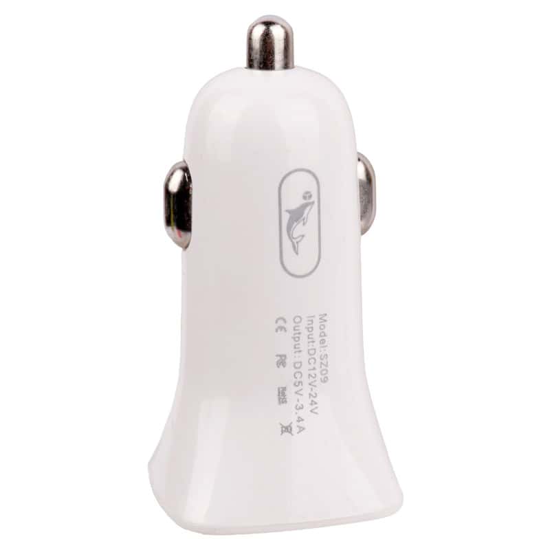 شارژر فندکی فست شارژ sky dolphin sz09t 3.4a 15w + کابل تایپ سی شارژر فندکی فست شارژ sky dolphin sz09t 3.4a 15w + کابل تایپ سی