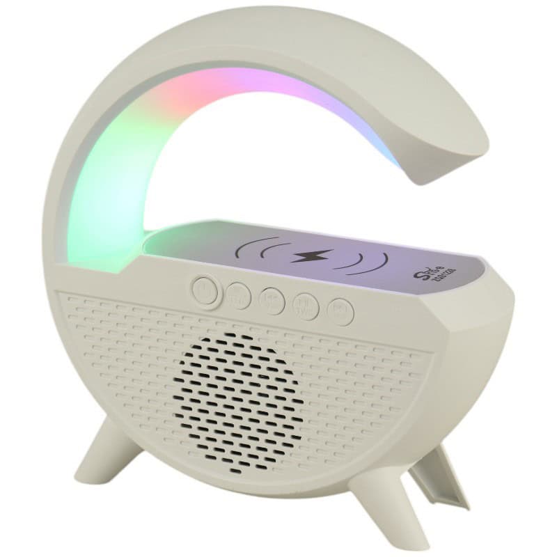 شارژر بی سیم و چراغ رومیزی اسپیکر دار Sing-E ZQS1228 شارژر بی سیم و چراغ رومیزی اسپیکر دار Sing-E ZQS1228