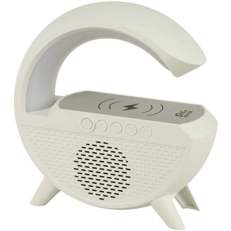 شارژر بی سیم و چراغ رومیزی اسپیکر دار Sing-E ZQS1228 شارژر بی سیم و چراغ رومیزی اسپیکر دار Sing-E ZQS1228