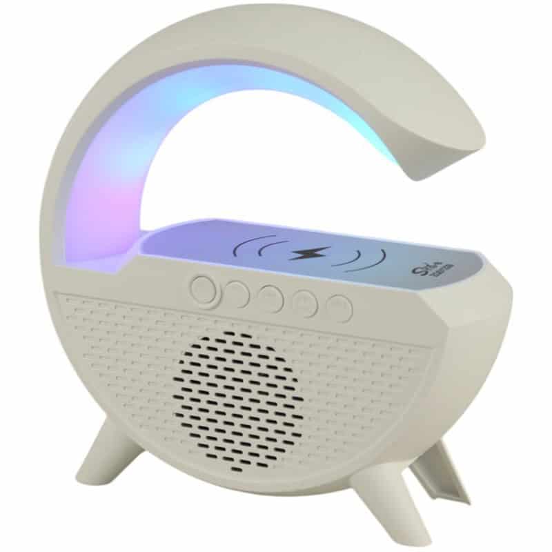 شارژر بی سیم و چراغ رومیزی اسپیکر دار Sing-E ZQS1228 شارژر بی سیم و چراغ رومیزی اسپیکر دار Sing-E ZQS1228