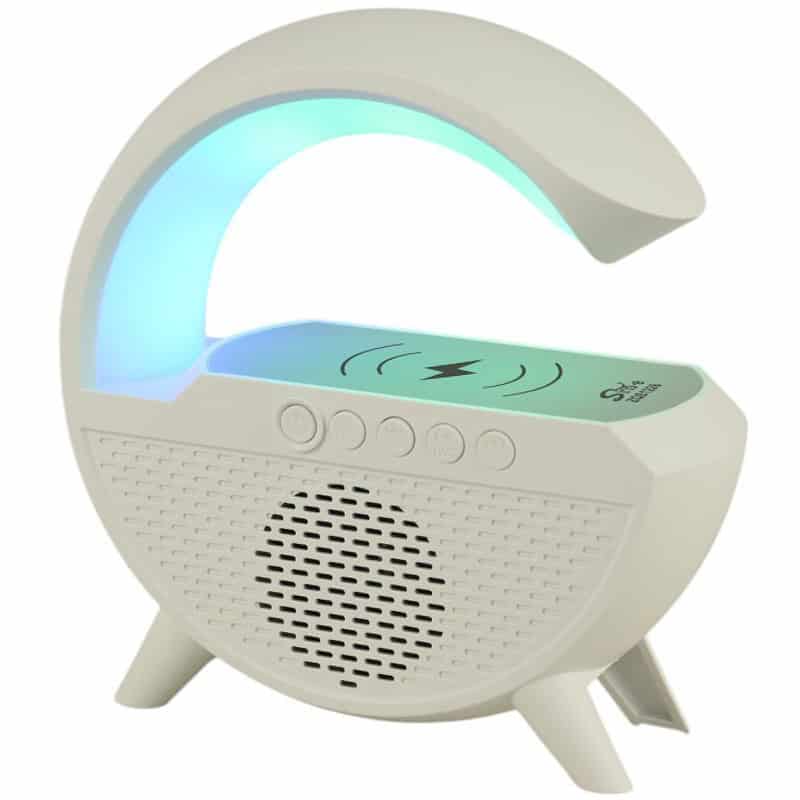 شارژر بی سیم و چراغ رومیزی اسپیکر دار Sing-E ZQS1228 شارژر بی سیم و چراغ رومیزی اسپیکر دار Sing-E ZQS1228