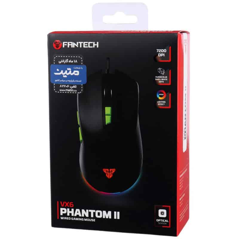 موس گیمینگ فنتک Phantom II VX6
