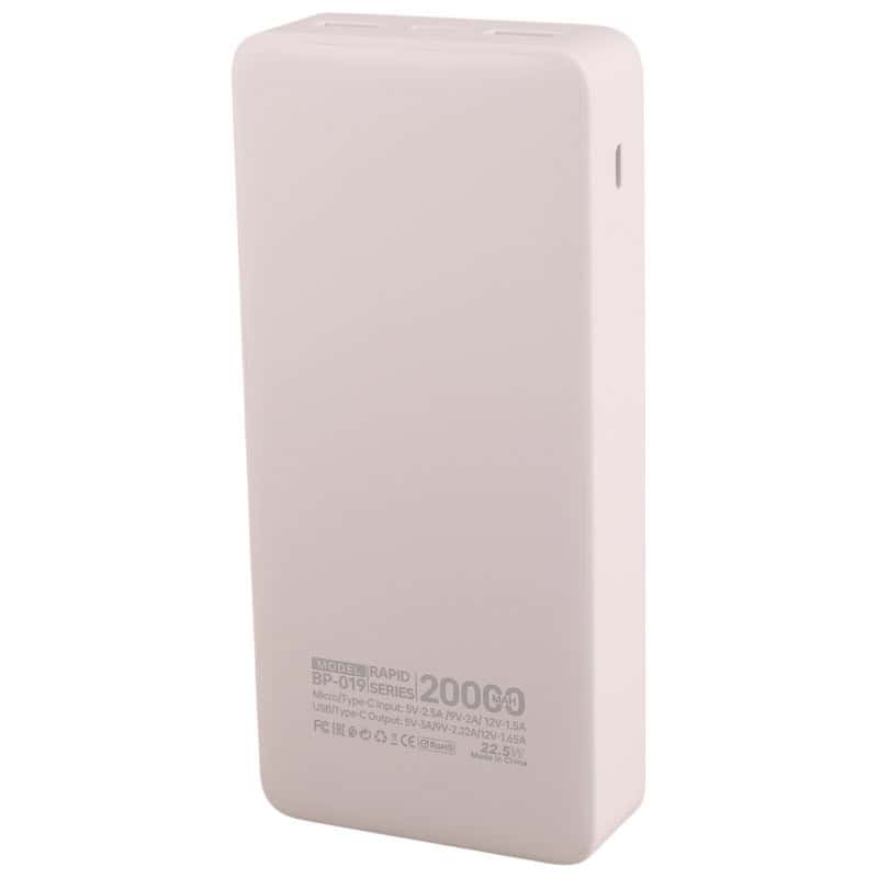پاور بانک فست شارژ بیوا BP-019 PD 20W ظرفیت 20000 میلی آمپر ساعت