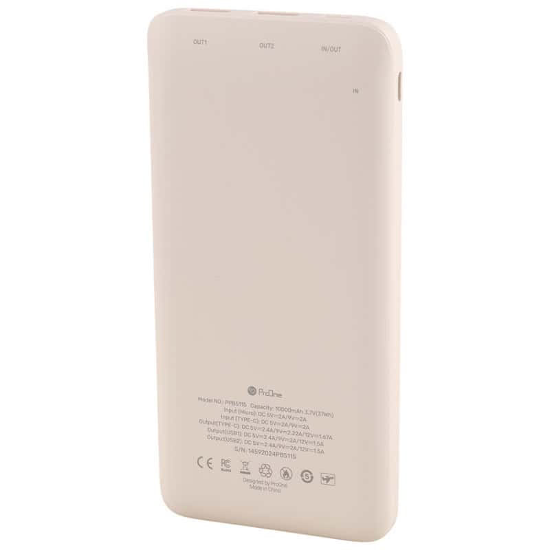 پاور بانک فست شارژ پرووان PPB5115 QC PD 20W ظرفیت 10000 میلی آمپر ساعت