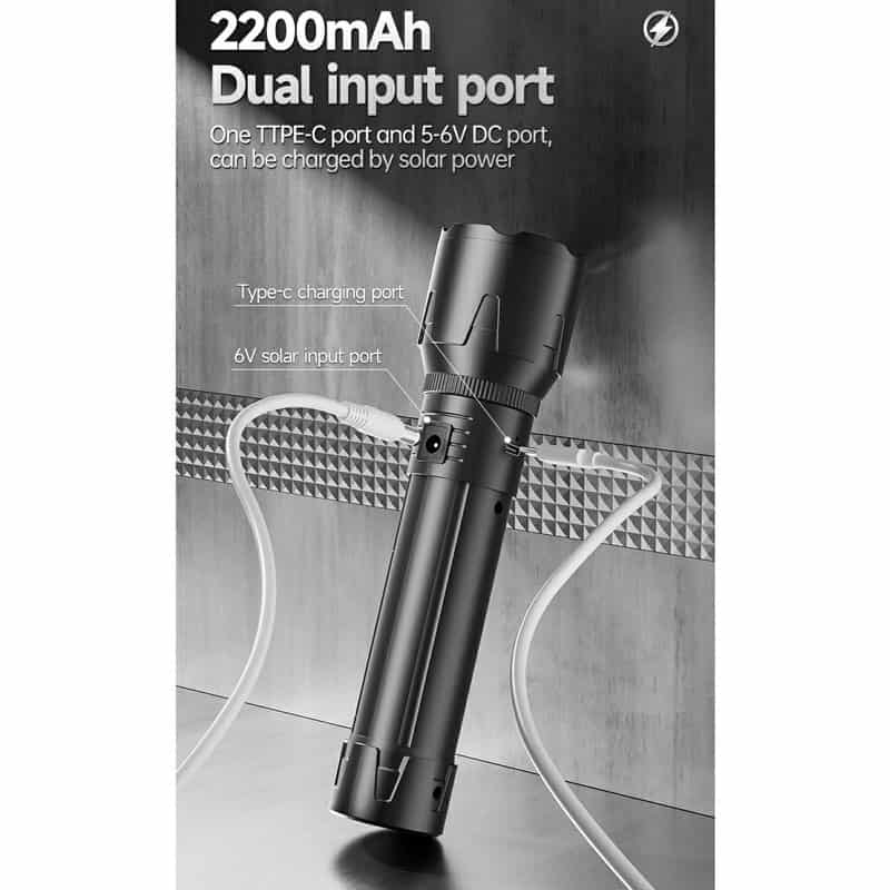 چراغ قوه شارژی DP.LED Light DP-9191A چراغ قوه شارژی DP.LED Light DP-9191A