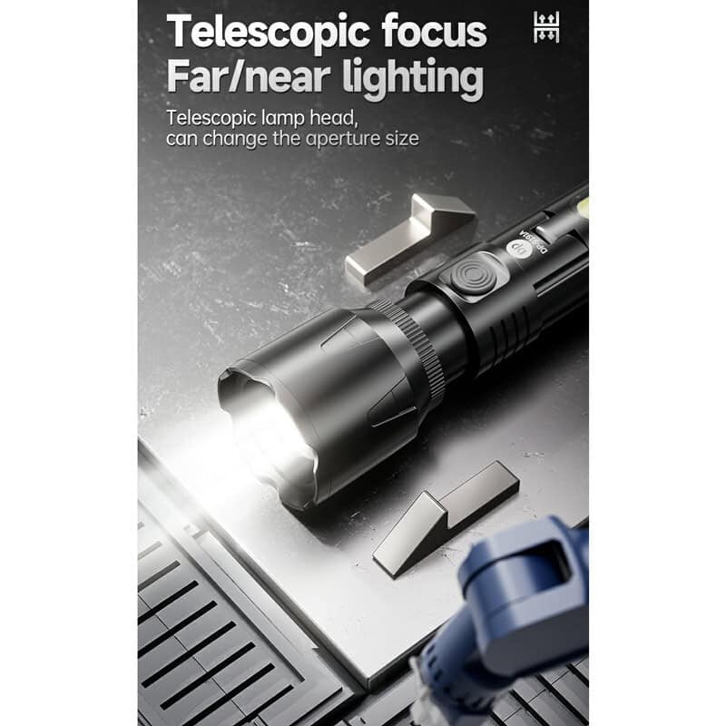 چراغ قوه شارژی DP.LED Light DP-9191A چراغ قوه شارژی DP.LED Light DP-9191A