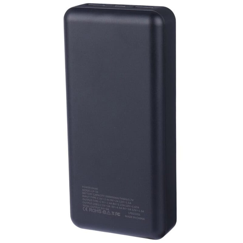پاوربانک فست شارژ لیتو LP-56 QC PD 22.5W ظرفیت 20000 میلی آمپر ساعت