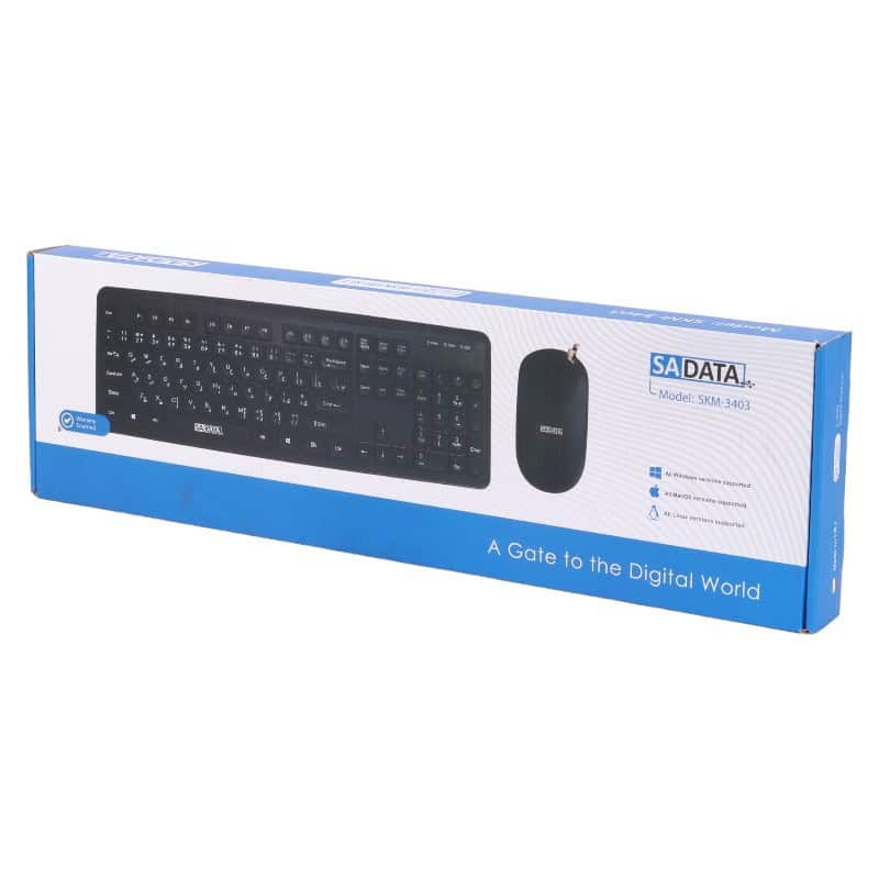 کیبورد و موس بی سیم سادیتا SKM-3403
