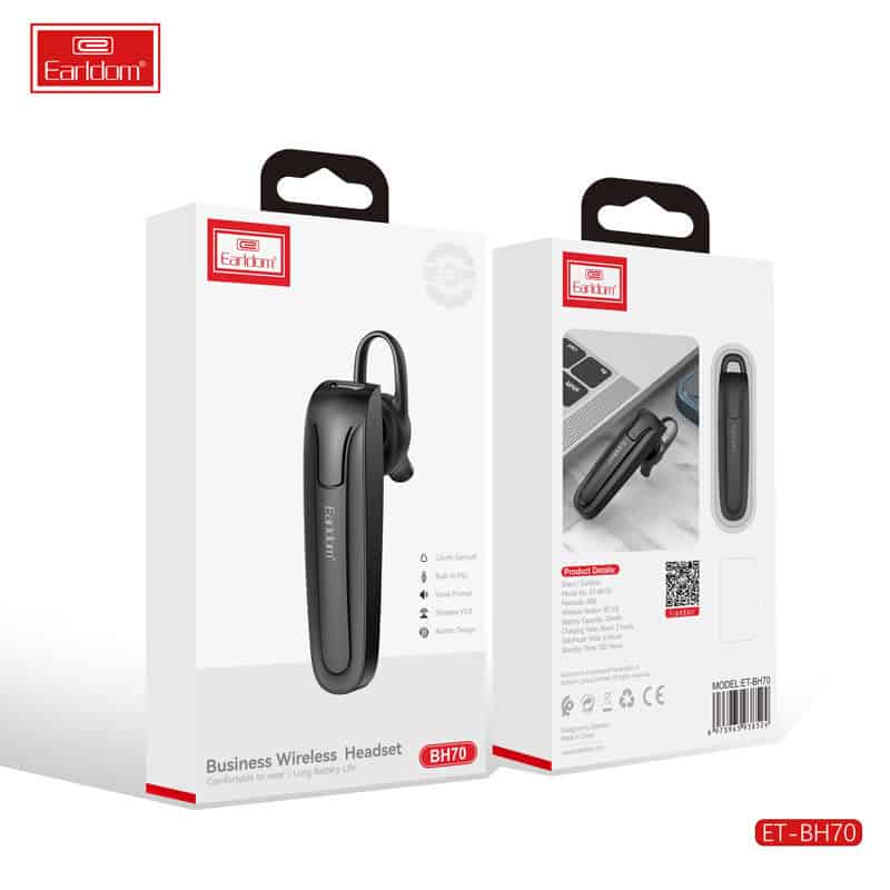هندزفری بلوتوث تک گوش Earldom ET-BH70 هندزفری بلوتوث تک گوش Earldom ET-BH70