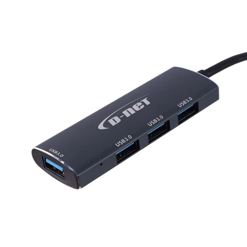 هاب 4 پورت Type-C دی نت DT-430 1.2m