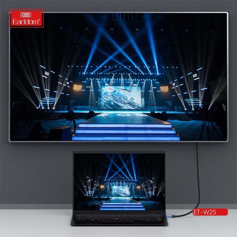 کابل HDMI 4K ارلدام ET-W25 طول 3 متر کابل HDMI 4K ارلدام ET-W25 طول 3 متر