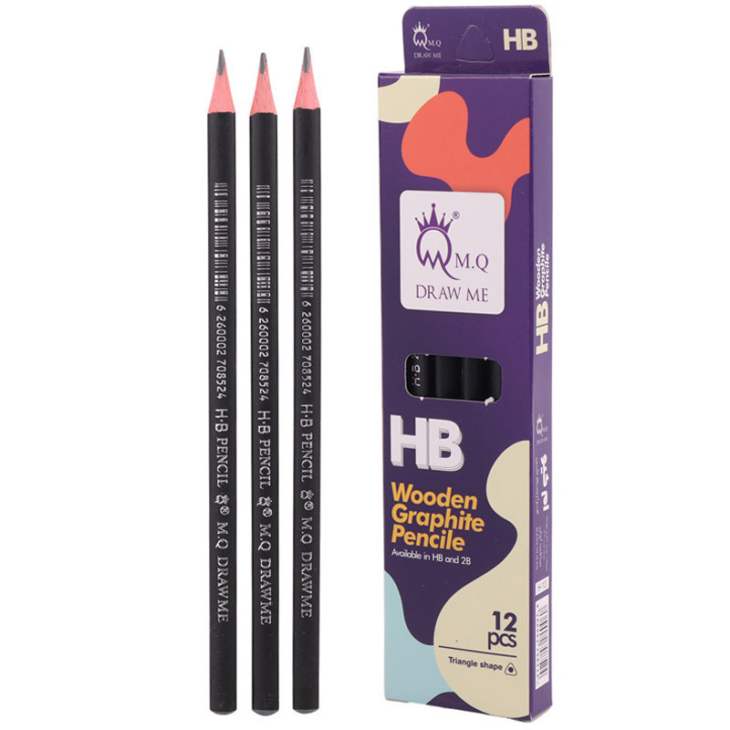 مداد مشکی ام کیو M.Q H-13 بسته 12 عددی