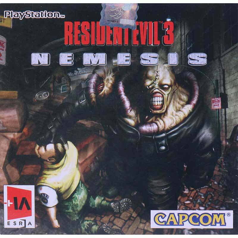 بازی Resident Evil 3 Nemesis لوح زرین مناسب برای PS1 بازی Resident Evil 3 Nemesis لوح زرین مناسب برای PS1