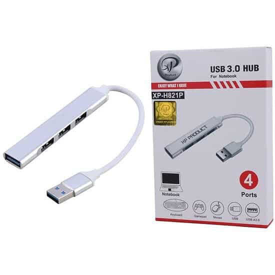 هاب 4 پورت USB 3.0 ایکس پی پروداکت XP-H821