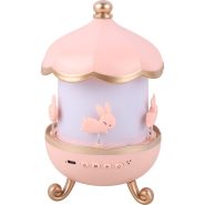 چراغ خواب طرح کاروسل خرگوشی WH-E11