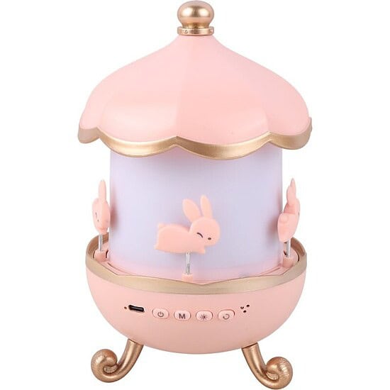چراغ خواب طرح کاروسل خرگوشی WH-E11