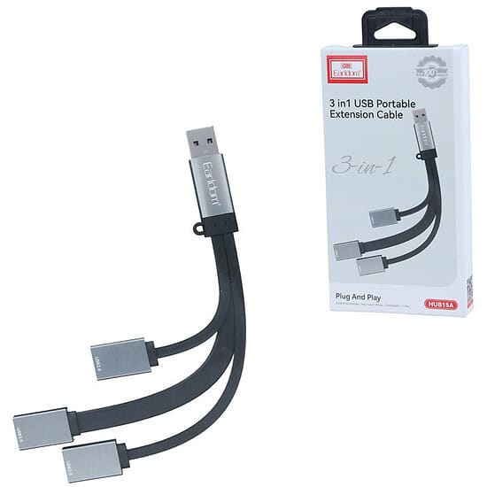 هاب 3 پورت USB 3.0 ارلدام ET-HUB15A