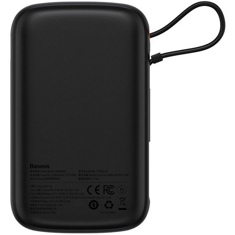 پاور بانک فست شارژ باسئوس Qpow Pro PPQD06000 PD 20W ظرفیت 10000 میلی آمپر ساعت