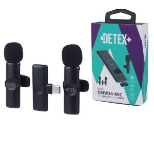میکروفون یقه ای بی سیم Detex+ DMW34-MIC