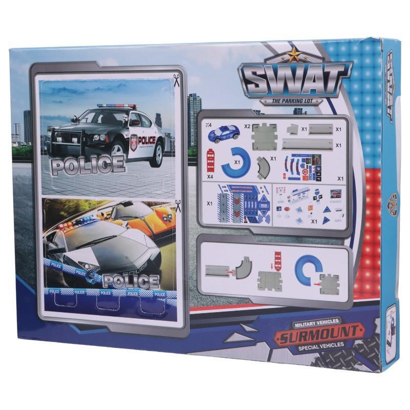 اسباب بازی پارکینگ طبقاتی پلیس هاما تویز Swat HT01-C کد 201649