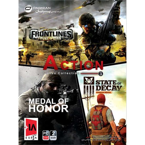 بازی Action Games Collection 3 2DVD9 پرنیان مناسب برای PC