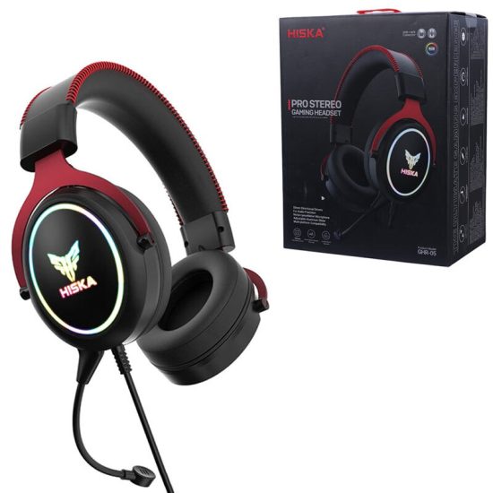 هدست گیمینگ سیم دار Hiska GHR-05
