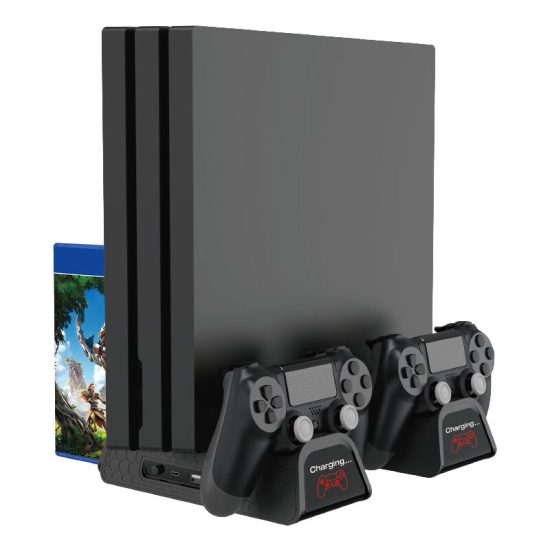 پایه نگهدارنده و شارژر دسته بازی PS4 Slim / Pro دابی TP4-882C