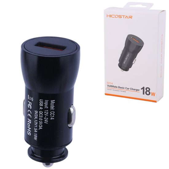شارژر فندکی 18 وات هایکو استار CC14
