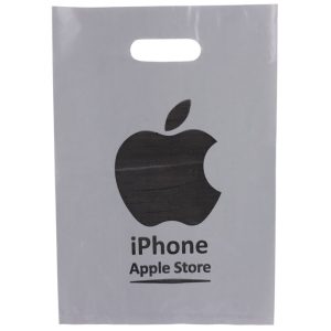 نایلون دسته دار طرح Apple سایز 35*25 سانتی متر بسته 1 کیلویی کد 3