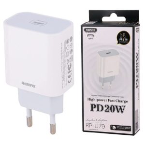 شارژر دیواری 20 وات ریمکس RP-U79 PD 3A