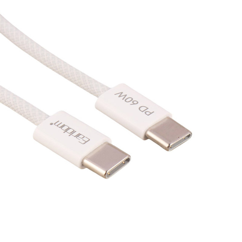 کابل دو سر تایپ سی فست شارژ 60 وات ارلدام EC-190C-C طول 2 متر