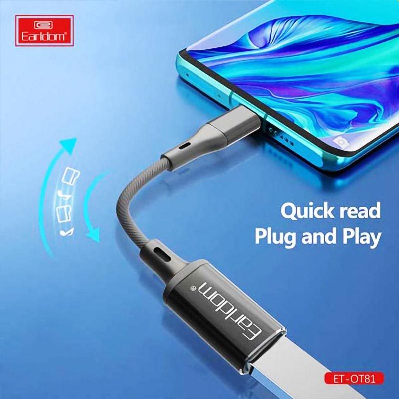 تبدیل USB OTG به لایتنینگ ارلدام ET-OT81