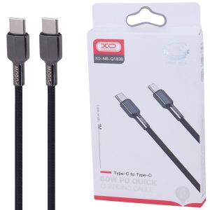 کابل دو سر تایپ سی فست شارژ 60 وات ایکس او XO-NB-Q183B طول 1 متر