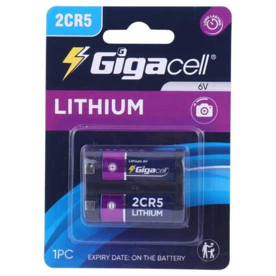 باتری دوربین Gigacell Lithium 2CR5 6V
