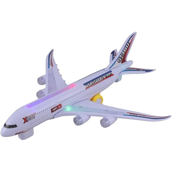 اسباب بازی هواپیما موزیکال چرخشی دودزا KH332-31 کد 301327