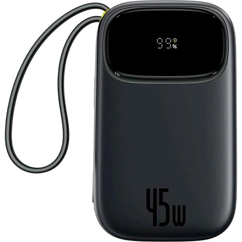 پاور بانک فست شارژ باسئوس QPow 3 P10082105123 PD 45W ظرفیت 20000 میلی آمپر ساعت