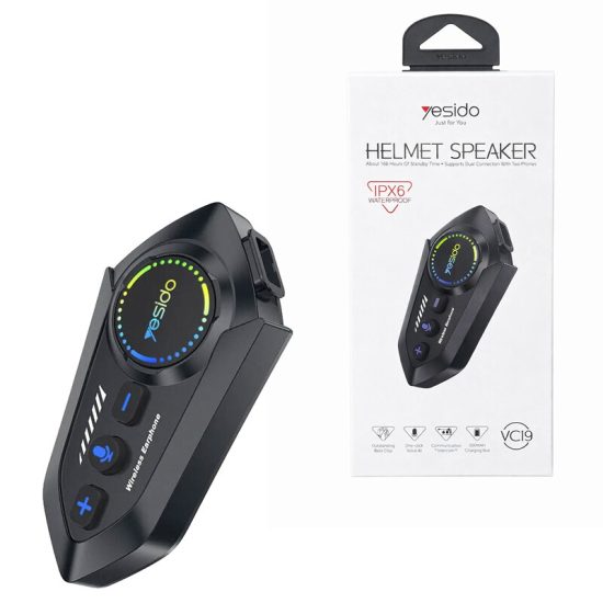 اسپیکر بلوتوثی کلاه کاسکت یسیدو VC19