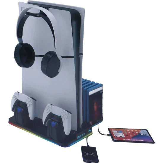 خنک کننده و شارژر دسته ps5/ps5 slim/ps5 pro دد اسکال ds-mz8043