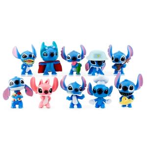 اکشن فیگور طرح Stitch بسته 10 عددی کد 1647