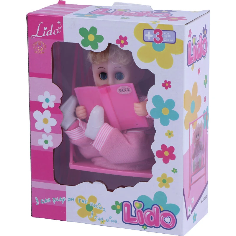 اسباب بازی عروسک تاب سوار موزیکال جعبه ای Lido NO.3322 کد 301304
