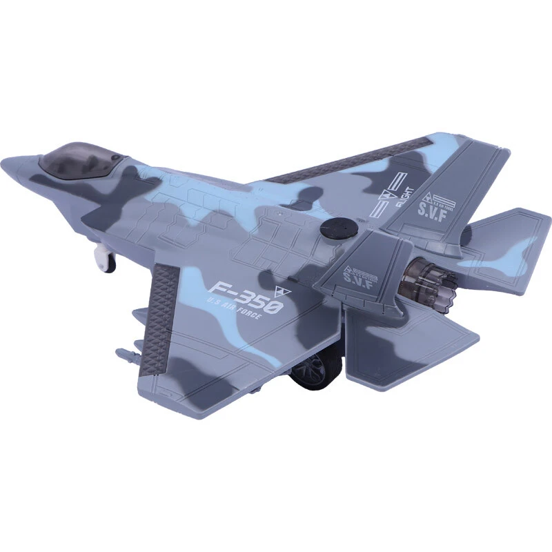 هواپیما جنگنده اسباب بازی کنترلی شارژی موزیکال دودزا Zi Di Toys F-350 Military کد 301383
